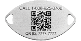 QR Code Classic Large Medical ID Bracelet, , pemblem image number 0